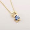Golden Plated Gold Plated Chain Lovely Charm Hollow Pendant  Women Jewelry
