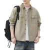 Japanese Pure Cotton Shirt Jacket Men's Loose Casual American Spring New Style Shirt