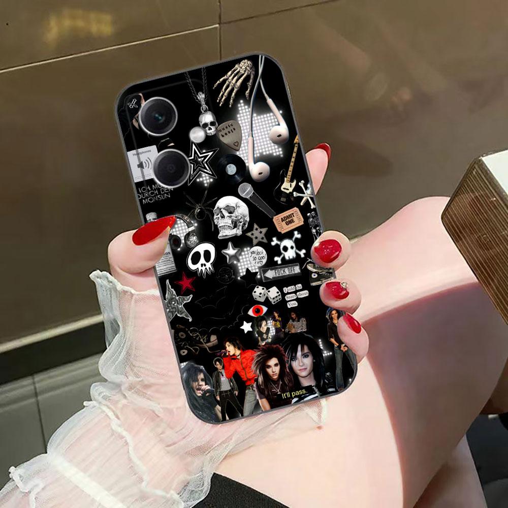 Tom Bill k-Kaulitz Tokio hotel Phone Case For Redmi Note 15 14 13 12 12S 11 11T 11S 10 9T 9 Pro Case Funda DIY Shell Capa Cover