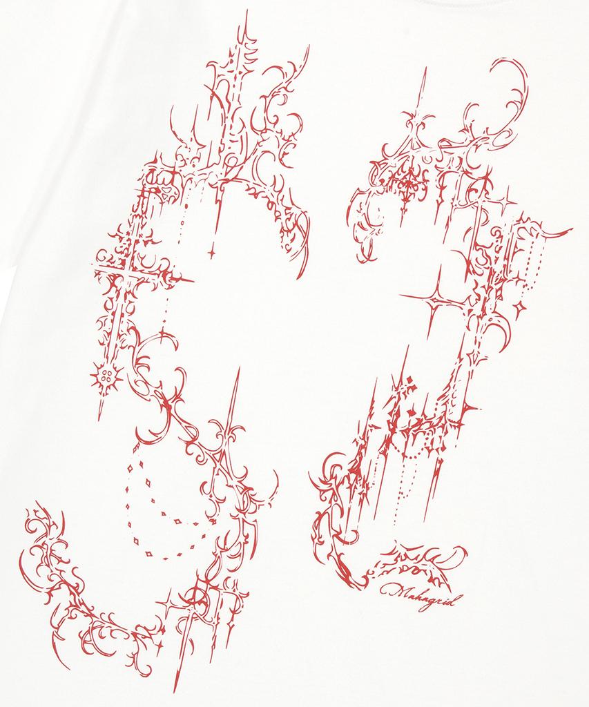 MAHAGRID Heart Tattoo Tee White(Mg2Gmmt512A)