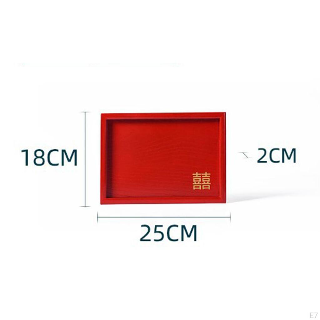 Chinese Wedding Serving Tray Plate Traditional Party Cake Snack Plates for