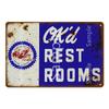 Kitchen Plaques Laundry Vintage Metal Plates Pub Cafe Bar Decorative Signs Wall Stickers Tip Board Art Poster Home Decor YL