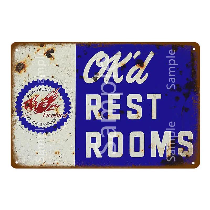 Kitchen Plaques Laundry Vintage Metal Plates Pub Cafe Bar Decorative Signs Wall Stickers Tip Board Art Poster Home Decor YL