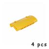 4PCS MOC Parts 24119 Panel Curved 7x3 with 2 Pin Holes through Panel Surface Mechanical Brick Playset Car Technical Block Bricks