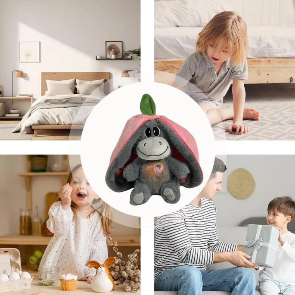 12.6inch Luminous Breathing Doll Plush Breathing Stuffed Doll New Baby Sleeping Toys  Kids