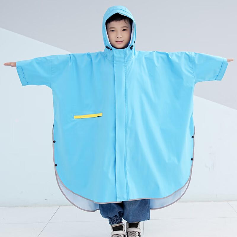 Poncho de pluie à capuche OEING pour enfants avec espace pour sac à dos