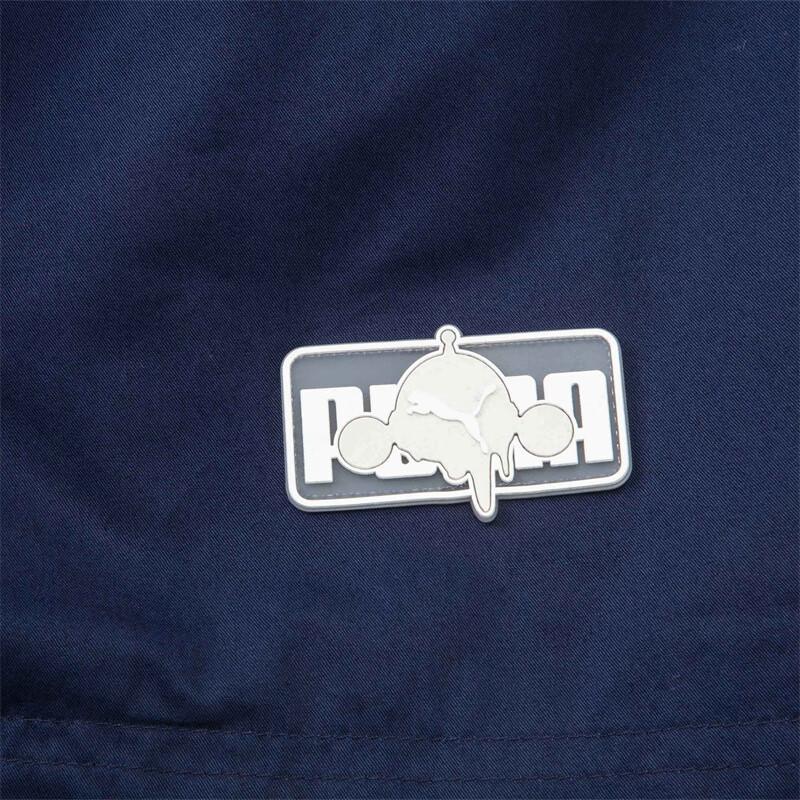 Puma X Pop Mart Collaboration Skullpanda Outdoor Sports Mid-Waist Elastic Casual Shorts Men Shorts Blue 534709-06