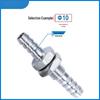 304 Stainless Steel Pagoda Through-Panel Air Hose Connector