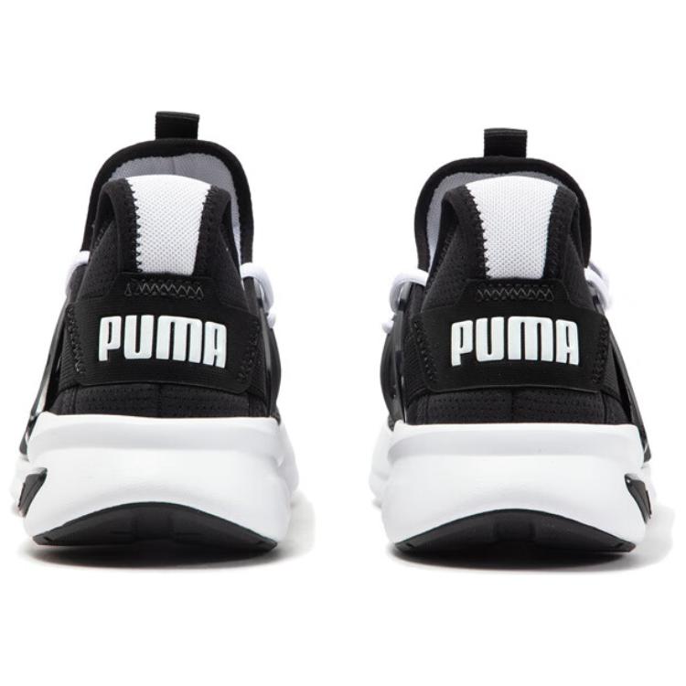 PUMA Softride Low Top Casual City Commute Running Shoes Unisex Black White