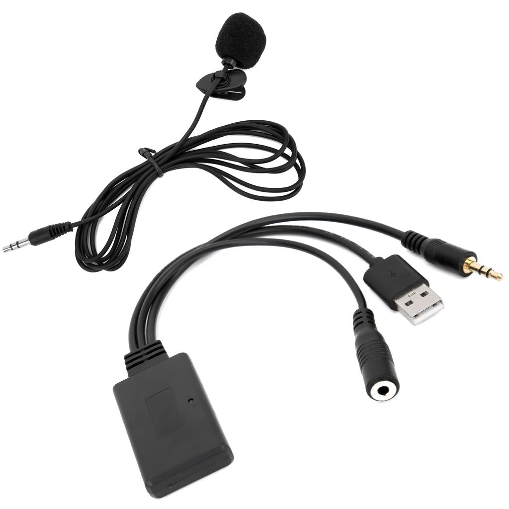 Microphone Adapter Auxiliary Audio Cable Stereo Bluetooth 5.0 Replacement for Z4 E60 E63 E64 E66 E81 E82 E70 E90
