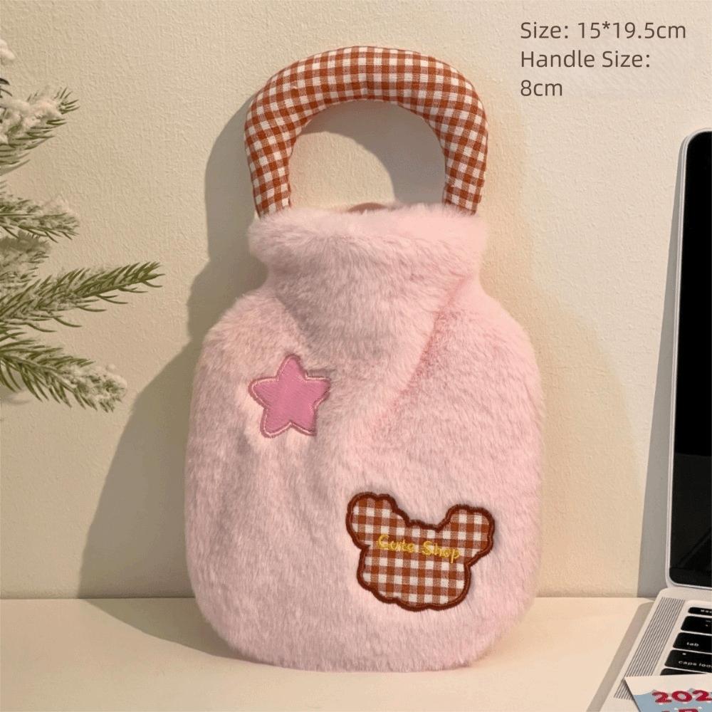 400ml Period Hot Water Bag Soft Cover Warm Water Bag Hand Feet Warmer  for Hot and Cold Compress