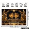 2D Art Deco Ballroom Backdrop Great Gatsby Prom Party Background Cloth