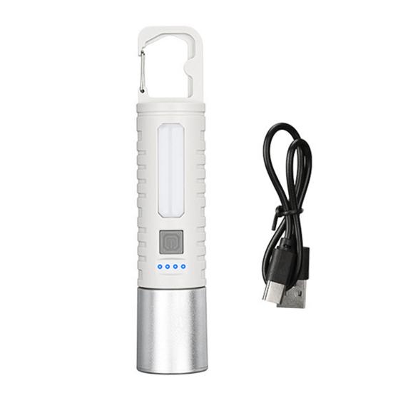 Rechargeable Zoomable Flashlight with Digital Power Display Waterproof LED Flashlight High Brightness Torch for Outdoor & Emergency Use