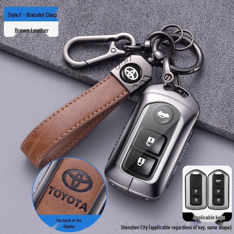 Compatible Key Cover for Toyota Yaris X, Vios FS, Yaris L, and Older Models Remote Controls.