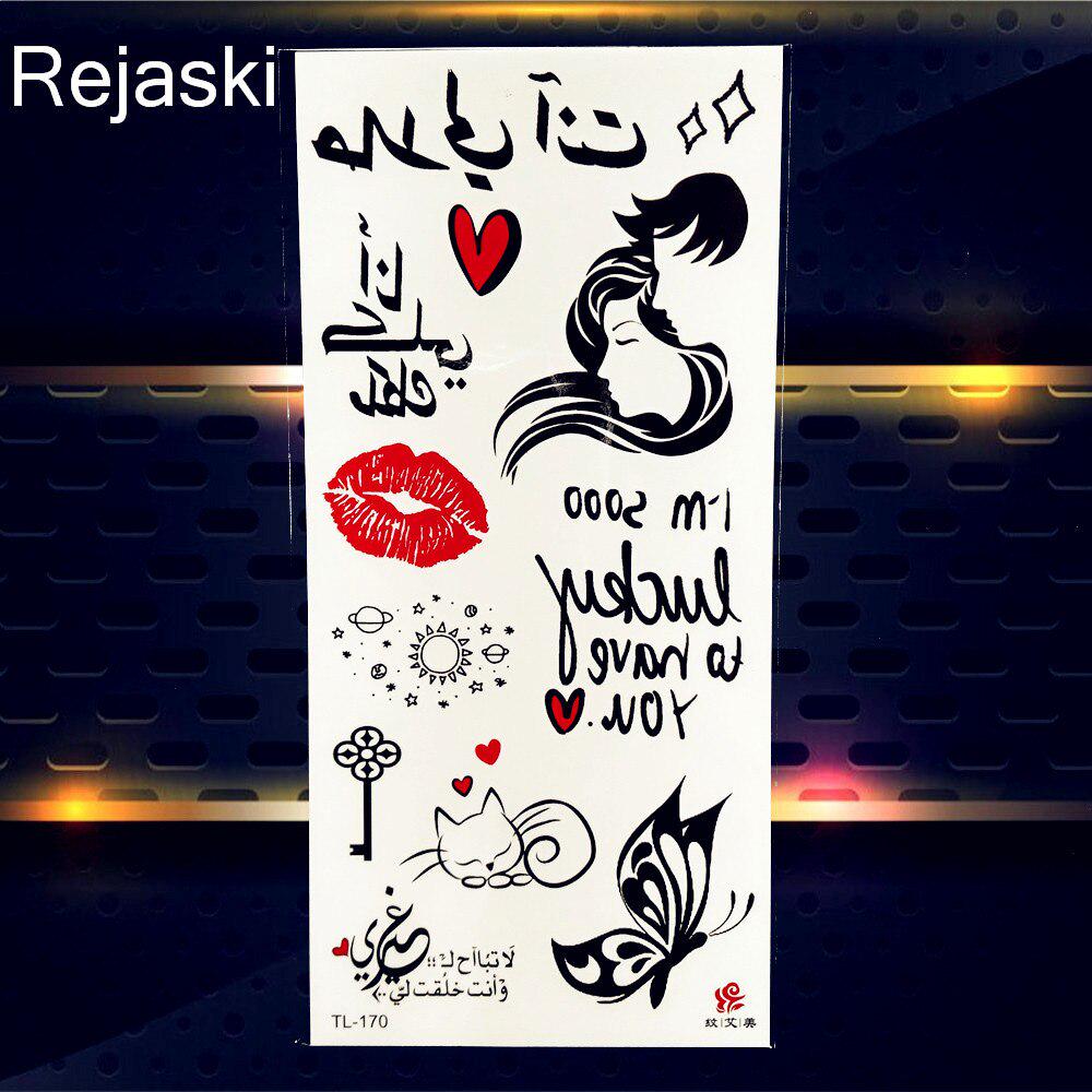 1 peça adesivo temporário de flor colorida tatuagem falsa à prova d'água para mulheres sexy beleza tatoos decalque