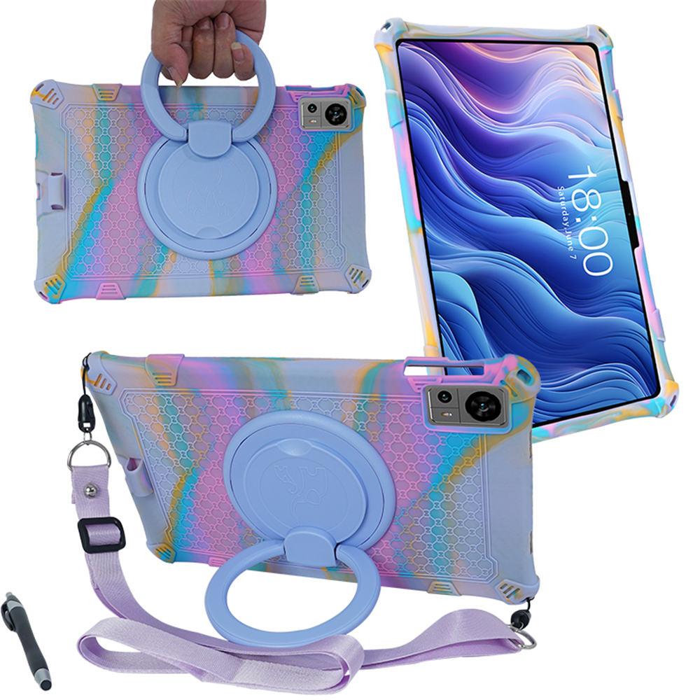 360 Grad Drehbar Weiche Silikonhülle Für Teclast T60 12 Zoll 2025 Vollkörperschutz Stoßfest Ständer Tablet-Hülle