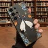 Red - Crowned Cranes Blue Case for Samsung Galaxy S25 S24 Ultra S23 S22 S21 S20 FE Plus Soft TPU Slim Fit Shockproof Cover