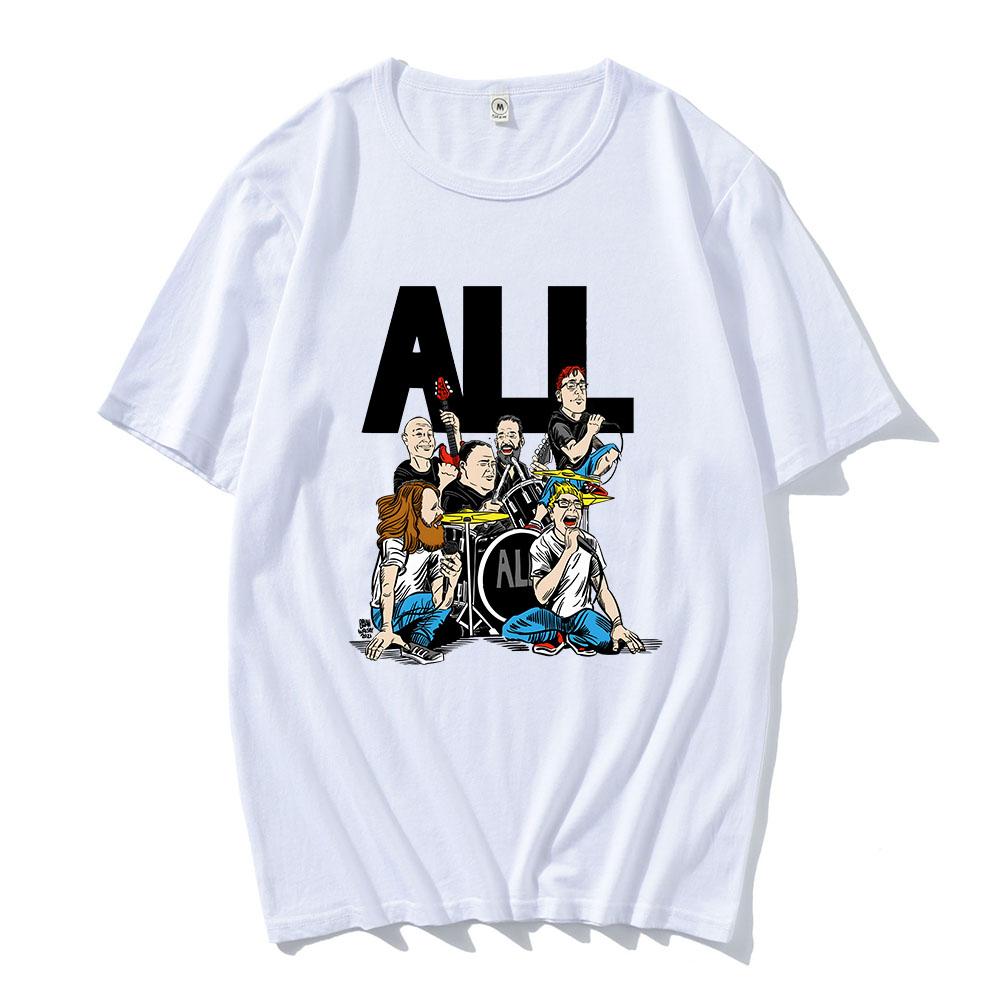 All Band Heavy Mental T-shirt Short Sleeve Men Women Summer Tshirts Cotton Soft High Quality Unisex Streetwear Tee-shirt Fashion