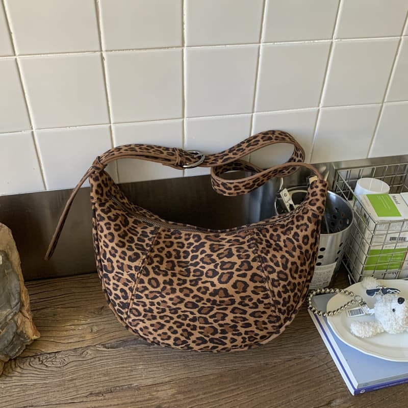 Vielseitige Damen-Umhängetasche mit einer Schulter Runder Retro-Beutel