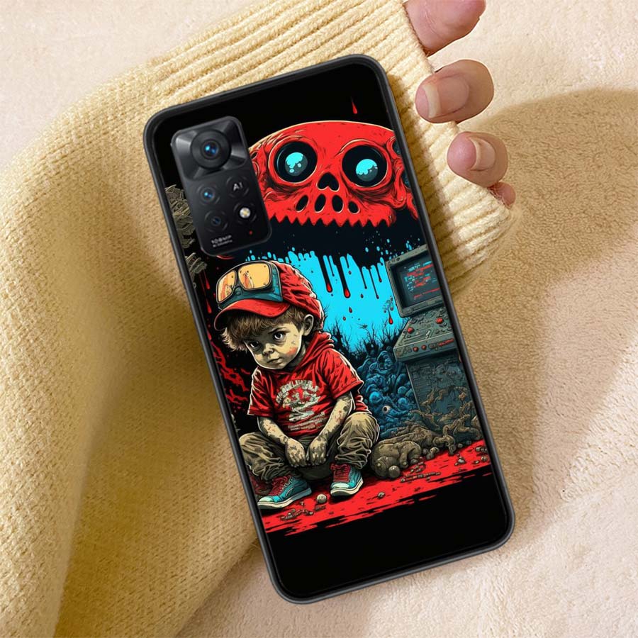 Devils Addicted To Game Consoles Phone Case For Redmi Note 13 14 15 Pro Plus 12 13C 12C 15C 9 10 10C 9T 9C 9A TPU Soft Cover Cle