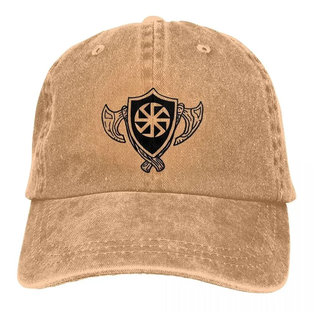 Summer Cap Sun Visor Hip Hop Caps Slavic Perun Sign Svarog Creator God of the Sky Cowboy Hat Peaked Hats