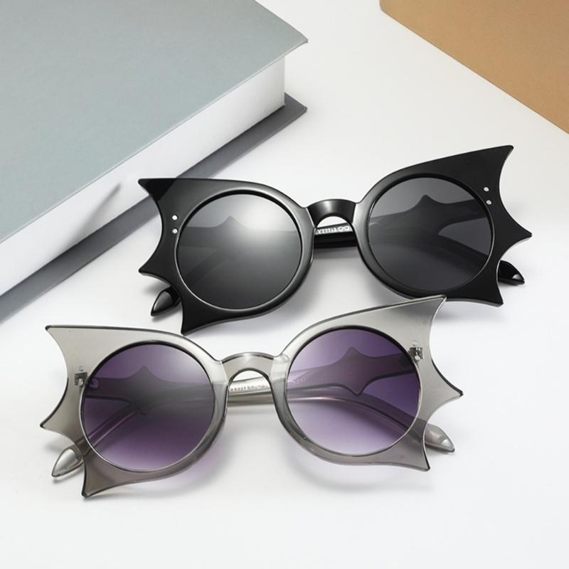 Bat Shaped Sunglasses Novelty Eyewear For Men Women And Kids UV400 Protections
