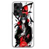 Custom Phone Case - MANIACASE - Xiaomi Redmi 13C 5G - TPU Silicone - Demon Slayer Itachi Uchiha Pattern - Black