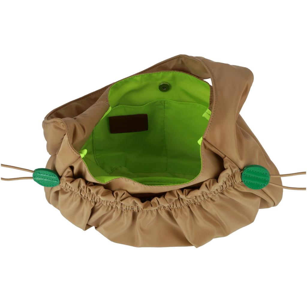 Tsumori Chisato Gathered Pocket One-Shoulder Bag in Black