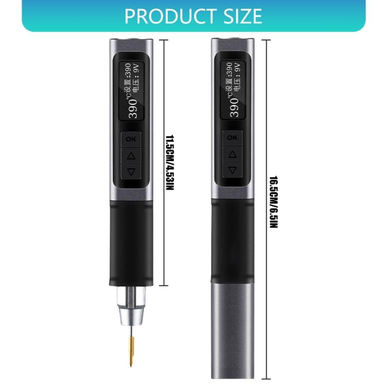 Digital Display Soldering Iron with High Power Output Intelligent Constant Temperature for Precise Welding Tool