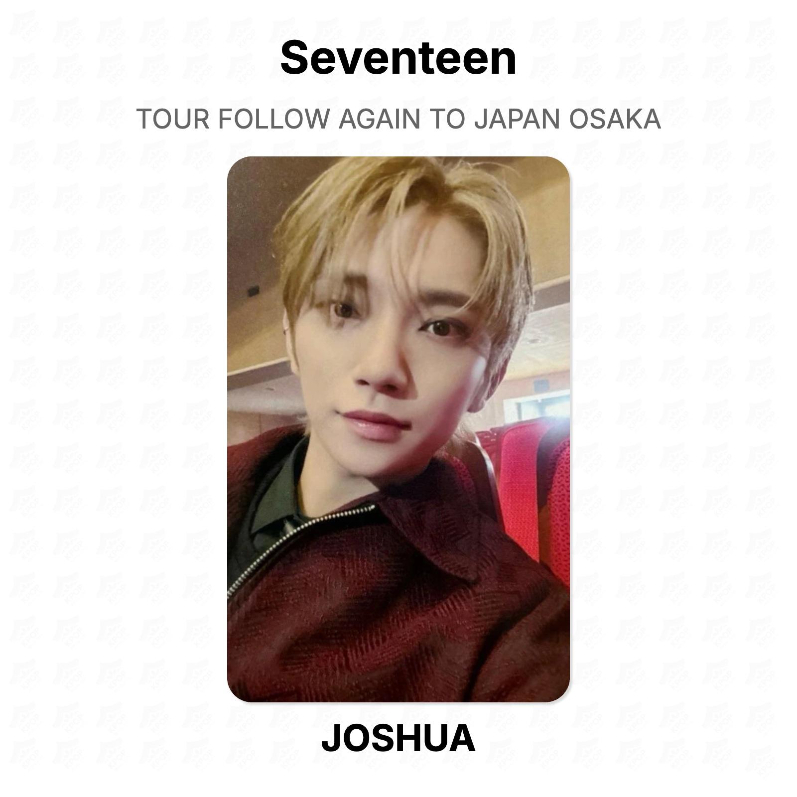 Seventeen TOUR FOLLOW AGAIN TO JAPAN OSAKA Official Photocard JOSHUA