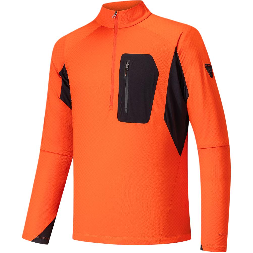 

Anta Champion Outdoor Series Stand Collar Casual Versatile Color Block Warm Fashion Knit Sweater Men tops 152540411-1 L