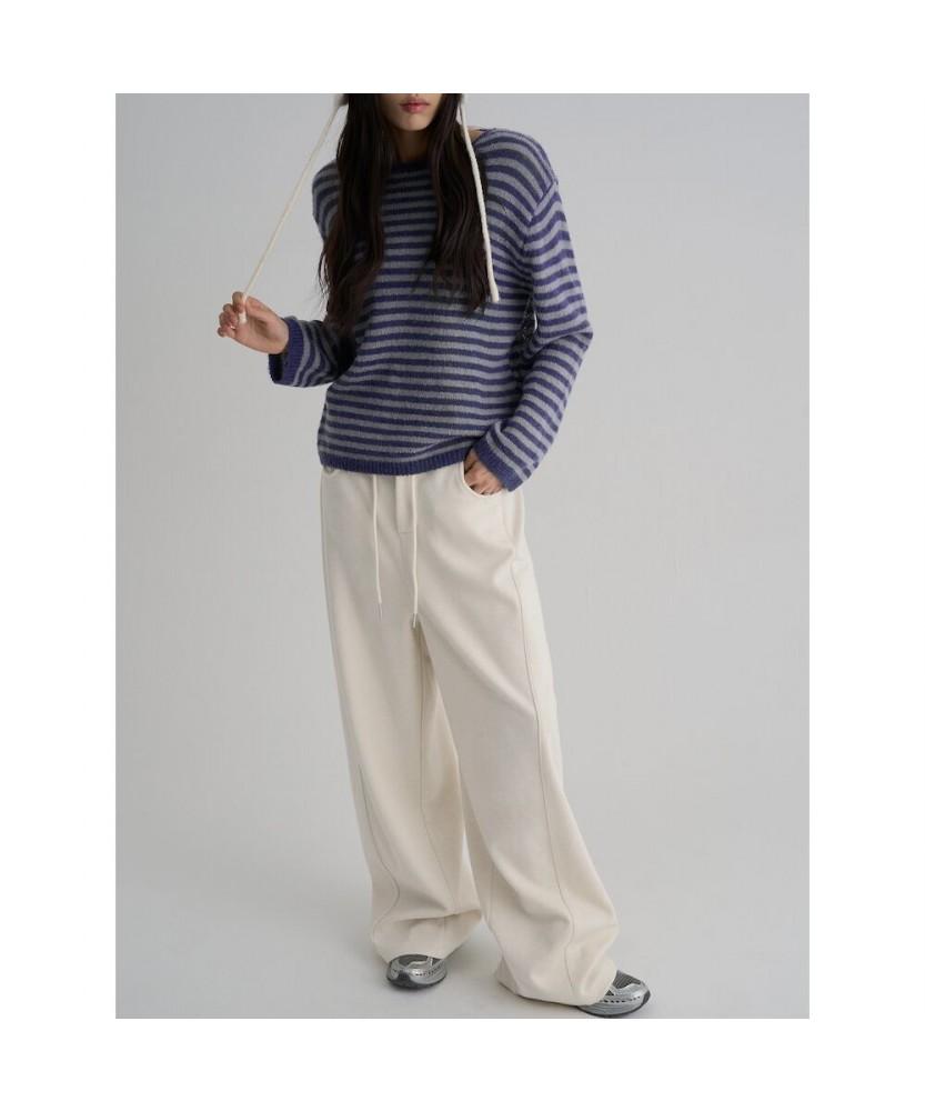 8 Seconds Purple Striped Pullover