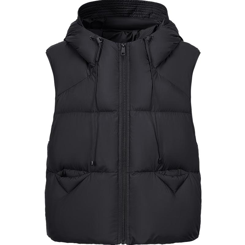 

JOEONE Anna-Co Жіночий короткий пуховий жилет з капюшоном L