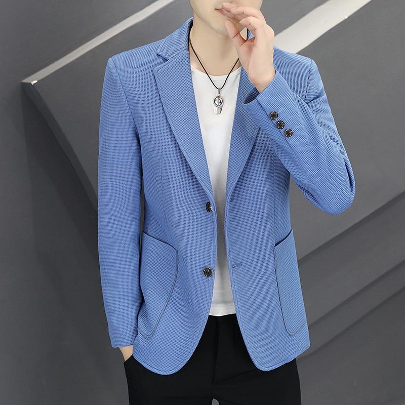 2023 Men's Formal & Casual Suit Jackets: Trendy, Versatile, Loose-Fit for Spring & Autumn