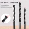 HSS Universal Drill Bit For Drilling Reaming Woodworking Electric Drill Serrated Drill Cutting In Wood Metal Versatile 4 In 1