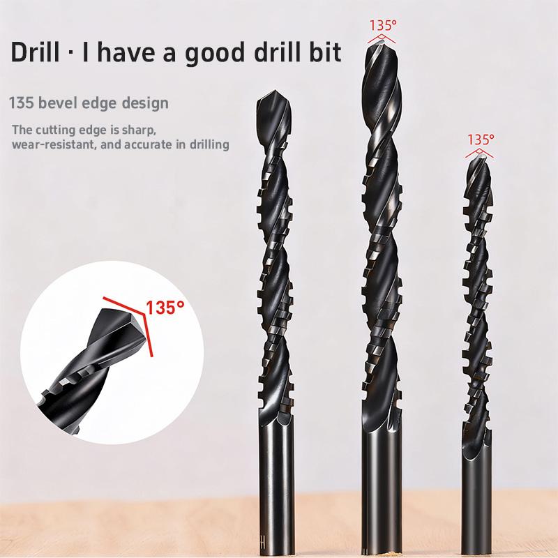 HSS Universal Drill Bit For Drilling Reaming Woodworking Electric Drill Serrated Drill Cutting In Wood Metal Versatile 4 In 1