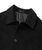 Connect Kinloch Oversized Balmacaan Coat (Black)