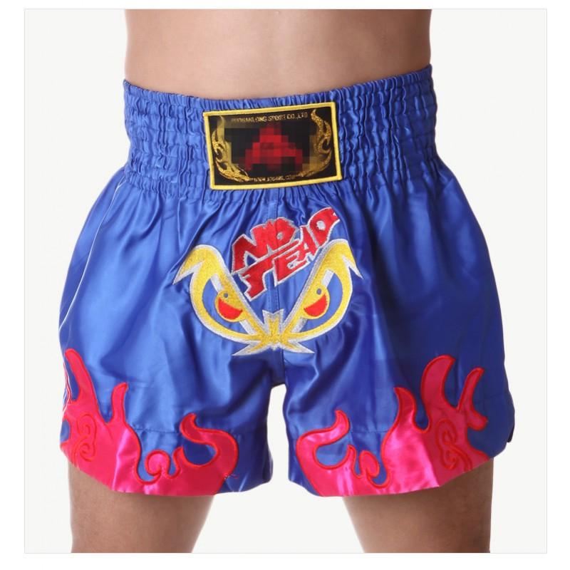 Muay Thai Boxing Shorts Breathable Cycling Jersey Training Combat Fight Workout Short Pants