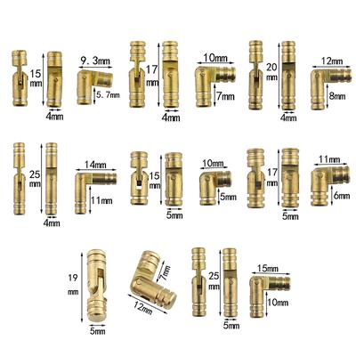 10Pcs Kupfer Messing Schmuck Box Versteckte Unsichtbare Verdeckte Barrel Scharnier