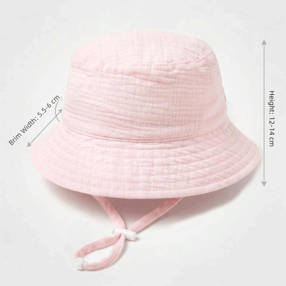 Striped Fisherman Hat Wide Brim Bucket Hat High Quality Children's Sun Hat  Outdoor Fishing