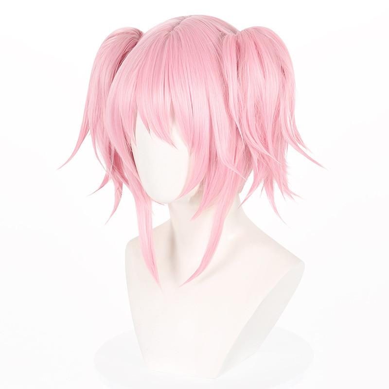 

Мадока Puella Magi Magica Розовый парик Косплей Украшение Реквизит Ролевая игра Головной убор