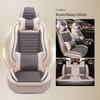 Universal Cotton Linen Car Seat Cover - Four Seasons Enveloping Fabric Cushion