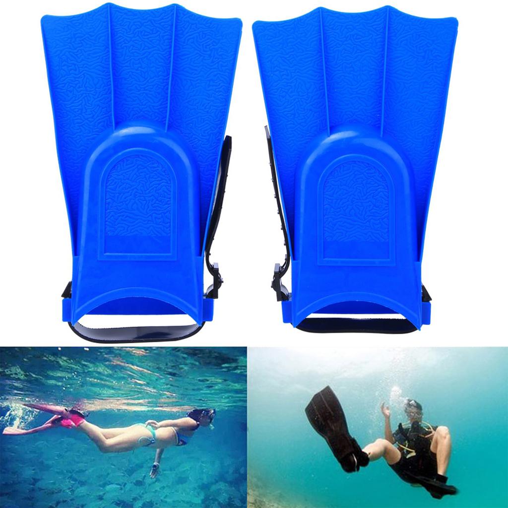 Taucherflossen, Kurze Flossen zum Schnorcheln, Blau für Angelzubehör Angel-Liebhaber Tauchen Schnorcheln Kinder Erwachsene Außenbereich MeerCelsiusFrisch Angeln