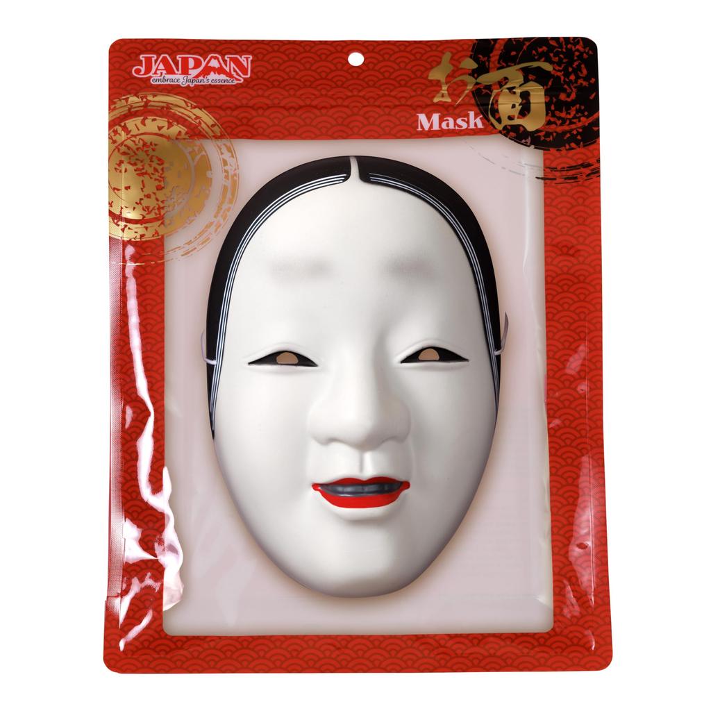 White [Clear Stone] Japanese-style Mask, Small, Unisex,