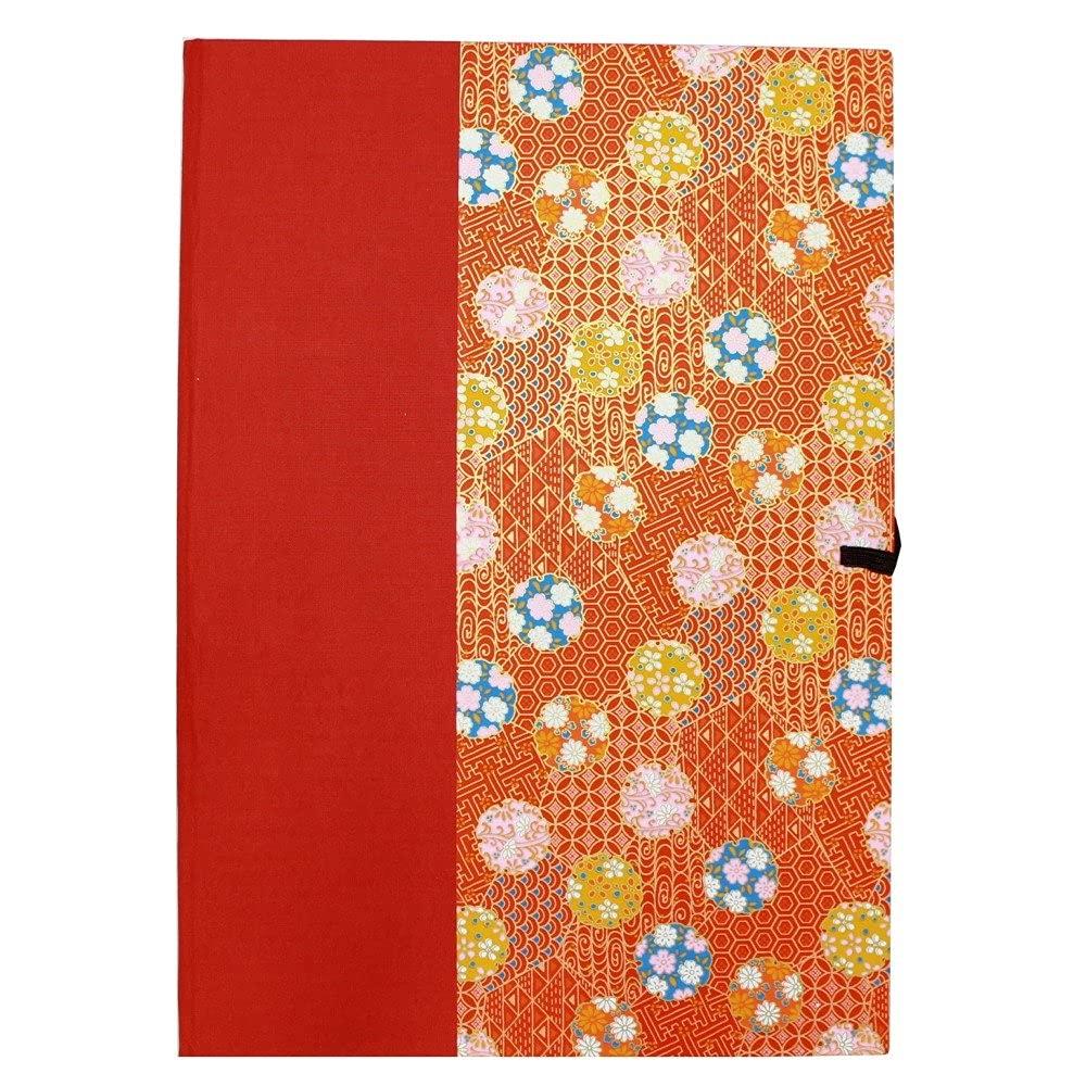 Kuretake Papier do kaligrafii Czerwony papier Yuzen Nożyczki, LA27-1