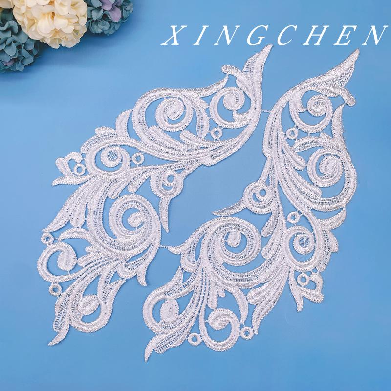 Water Soluble Flower Accessories Lace Hollow Embroidery Embroidery Lace Princess Skirt Mesh Skirt Headdress Lace Accessories