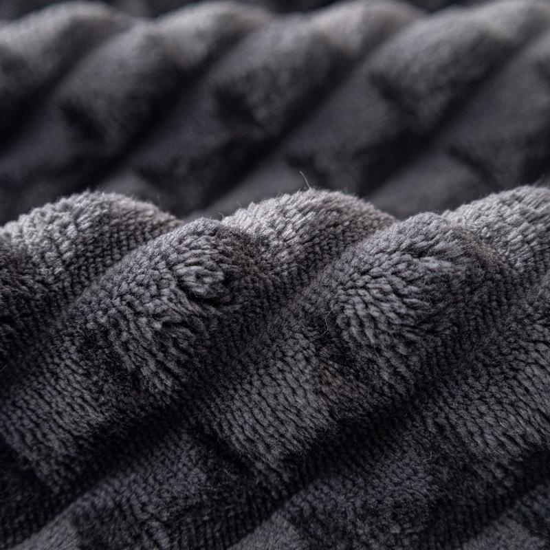 Kış Peluş Kanepe Minderi Kalınlaştırılmış Sıcak Kaymaz Kanepe Kılıfı Her Şey Dahil Evrensel Kanepe Havlusu Tam Kapak Kumaş