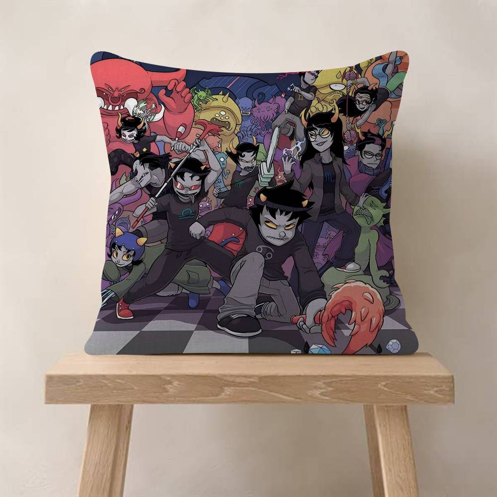 

Popular Internet Anime HHomestuck Personalized Pillow Cover Kids Bedroom Wild Party Decor Pillowcase Kid Birthday Shower Gift 30x30 cm