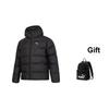 Puma Solid Color Windproof Sports Casual Comfortable Hooded Long Sleeve Cotton Jacket Men jackets Black 684120-01