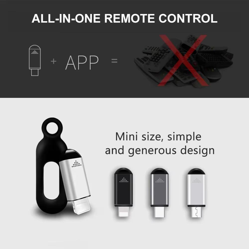 Smartphone Infrared Transmitter Adapter Control Type C Smart App Control Adapter Infrared Remote Suitable for Television